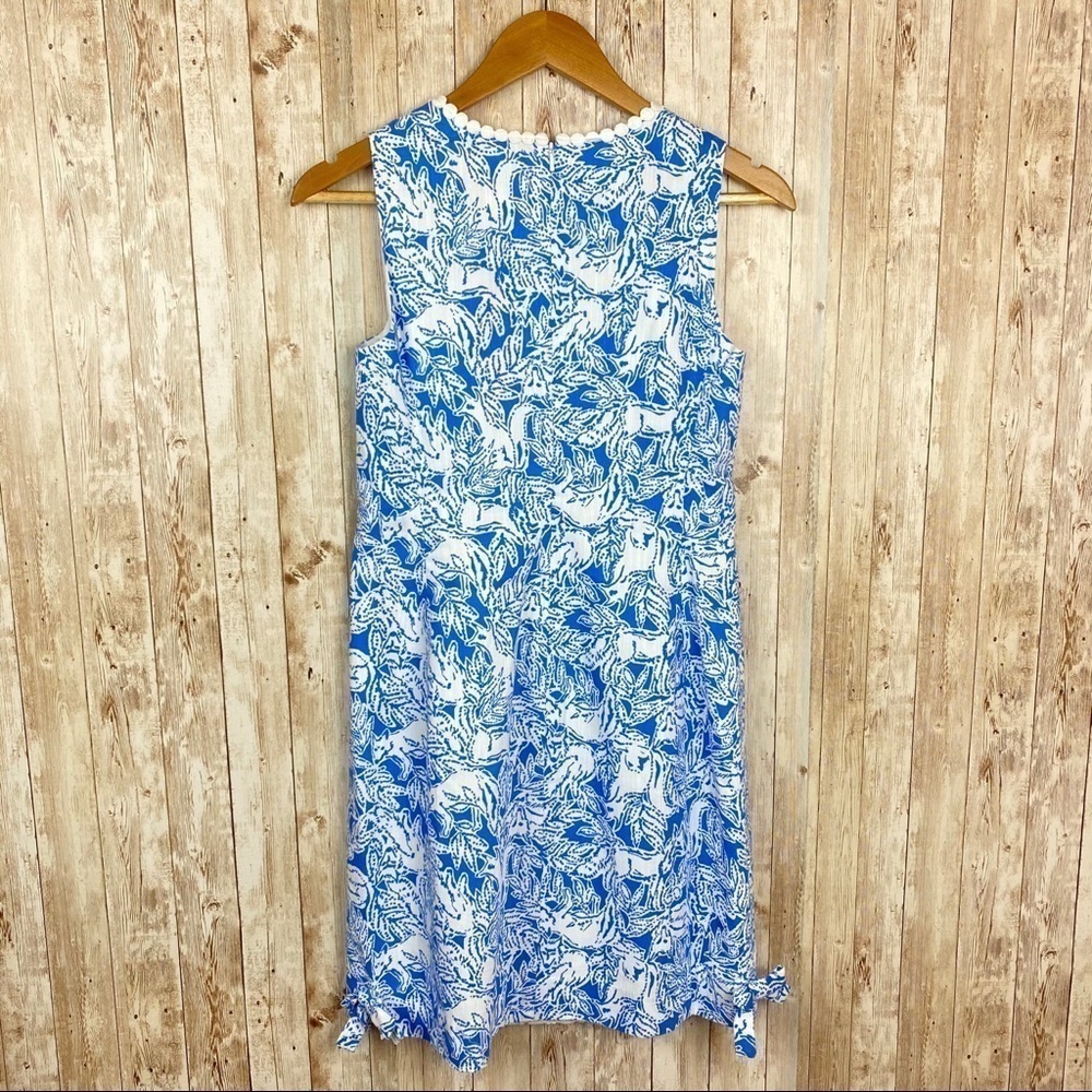 Lilly Pulitzer Melani‎ Shift dress in Coastal Blue - Picture 9 of 15
